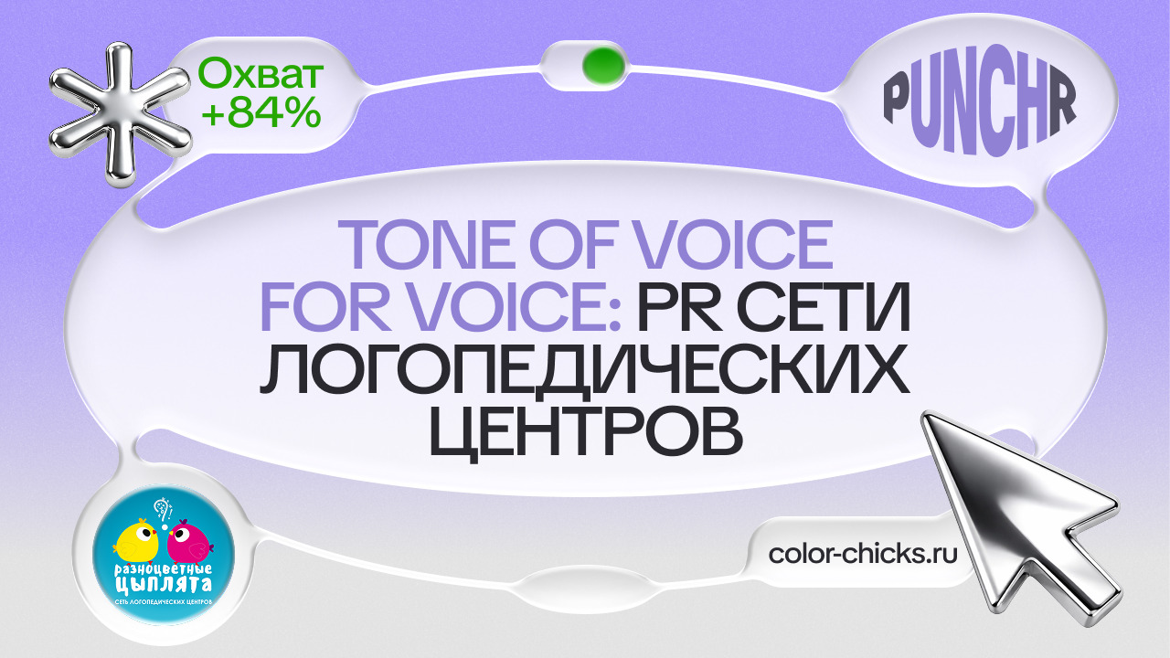 Tone of Voice for voice: PR сети логопедических центров
